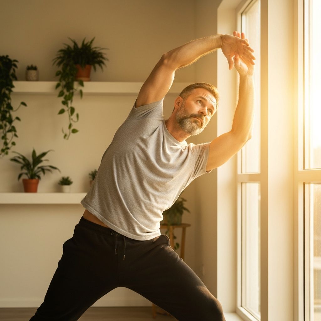 Morgendliche Aufwärmübungen